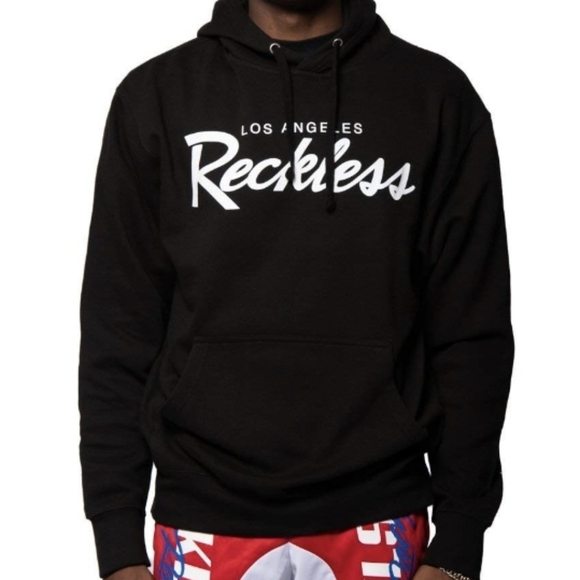 Y&R OG Reckless Hoodie - Black/White - Picture 1 of 3